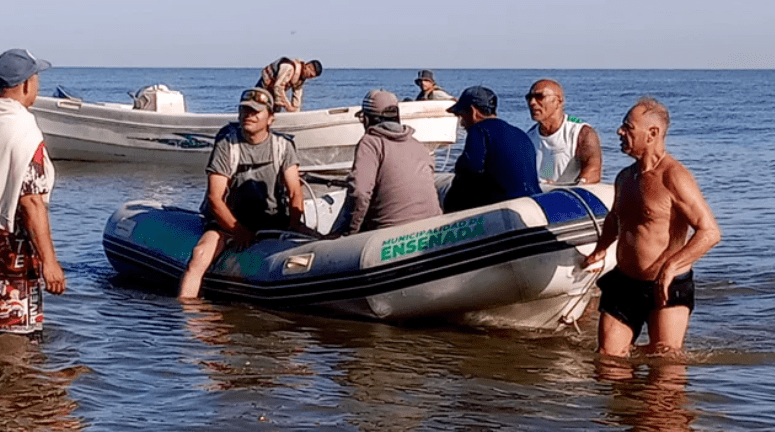 Rescataron a siete pescadores que habían quedado varados en la costa del Río de la&nbsp;Plata